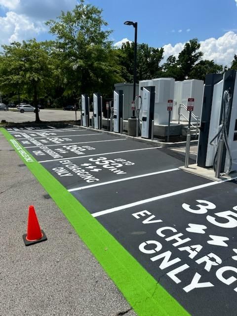 350 kW EV-charging-only stalls